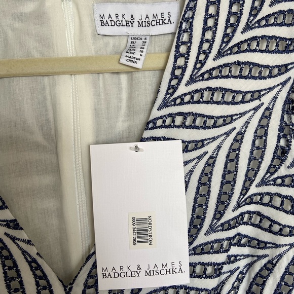 NWT Eyelet Fit & Flare Dress - Picture 4 of 10